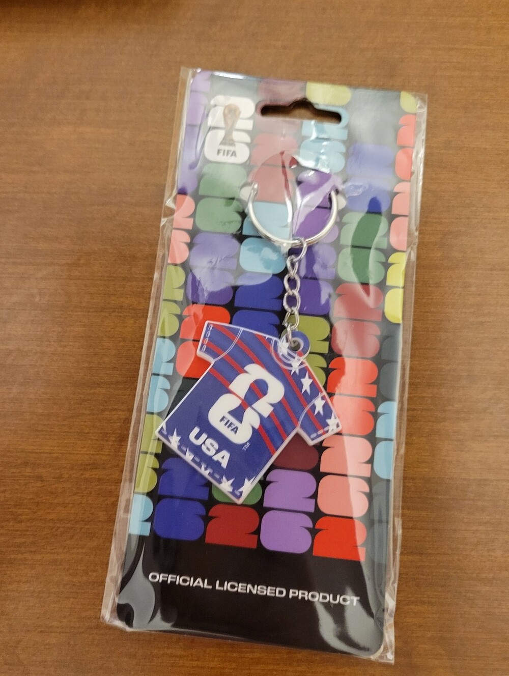 USA FIFA Keychain, NEW